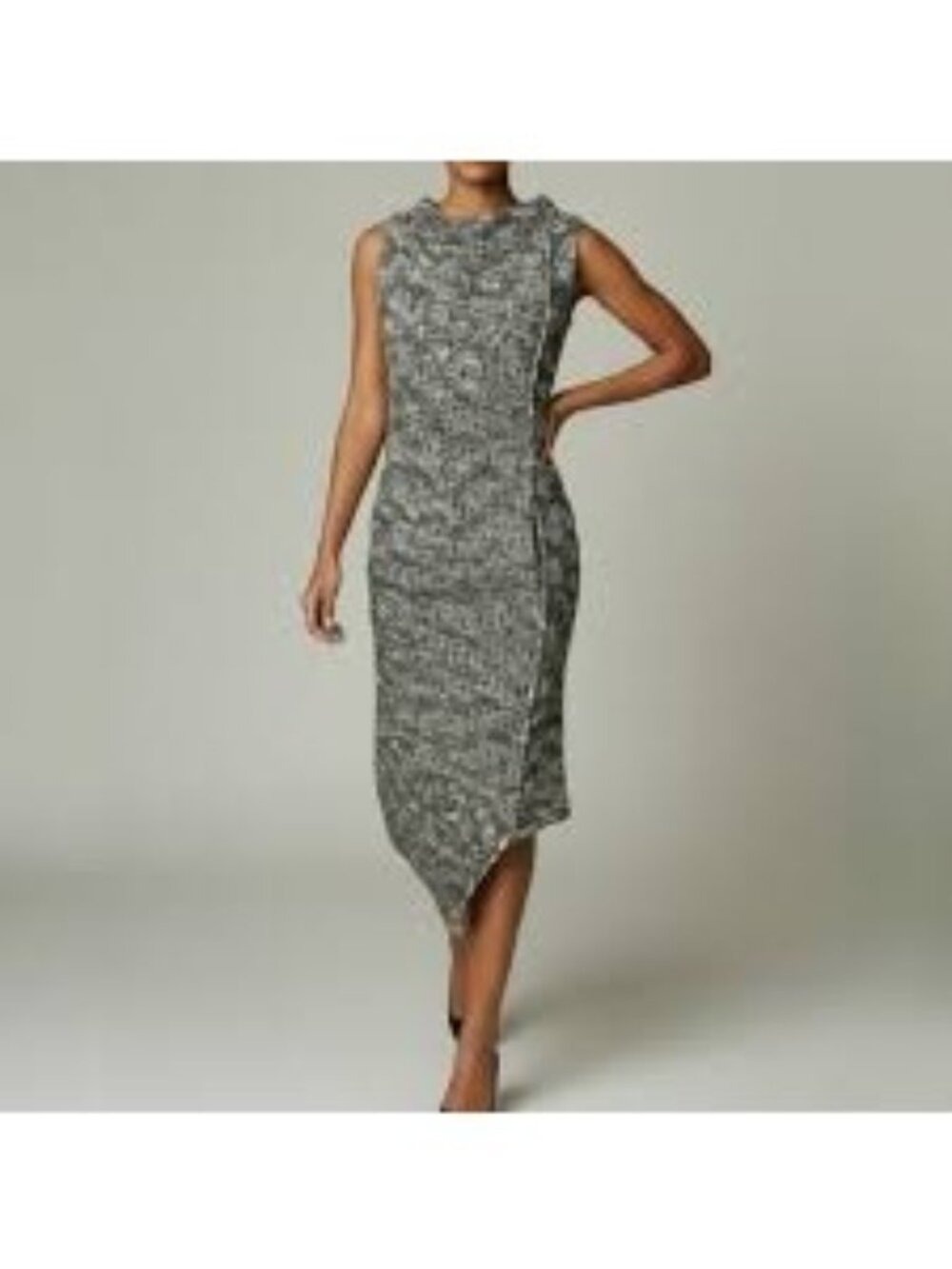 Free People Dress Women Cora Asymmetrical Jacquard Dress Medium